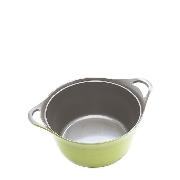 Кастрюля Oliva-C20I, литая, со стеклянной крышкой, с индукционным дном, 20 см, 2,4 л