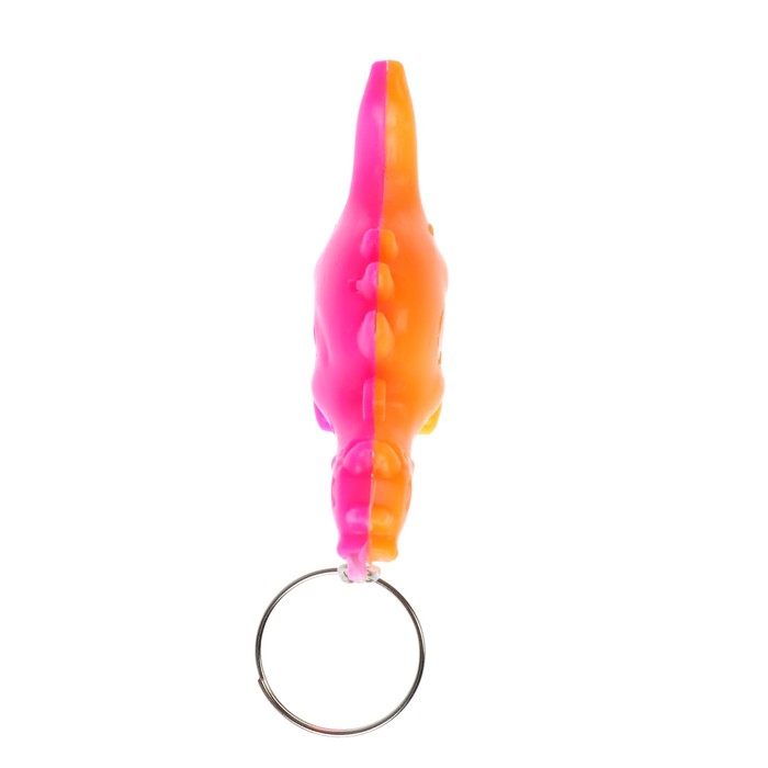 Фонарик свет на кольце "Динозаврик" МИКС 6х2,3х1,5 см