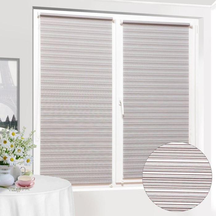 Рулонная штора "Сантайм Марракеш Зебрано", ш. 57 см, в. 170