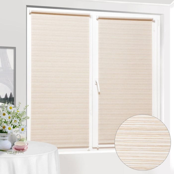 Рулонная штора "Сантайм Марракеш Ясень", ш. 52 см, в. 170