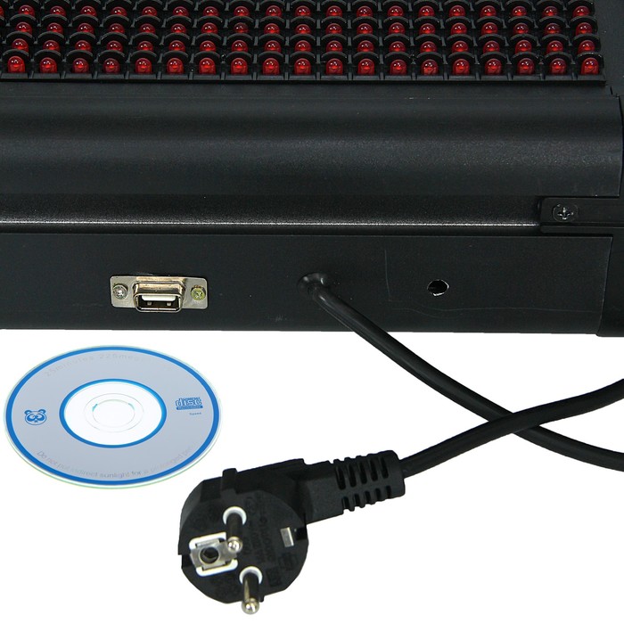 Бегущая строка уличная 2х0,24 м,шаг светодиода P10,IP65,220V,USB,Пять цветов,Мульти Уценка