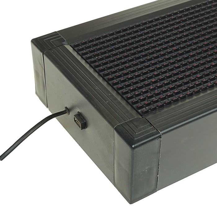 Бегущая строка уличная 2х0,24 м,шаг светодиода P10,IP65,220V,USB,Пять цветов,Мульти Уценка