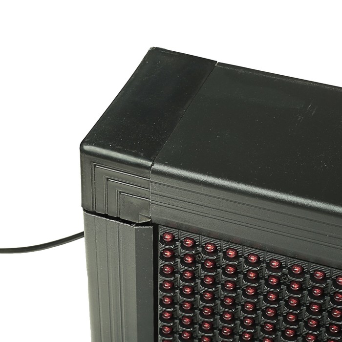 Бегущая строка уличная 2х0,24 м,шаг светодиода P10,IP65,220V,USB,Пять цветов,Мульти Уценка