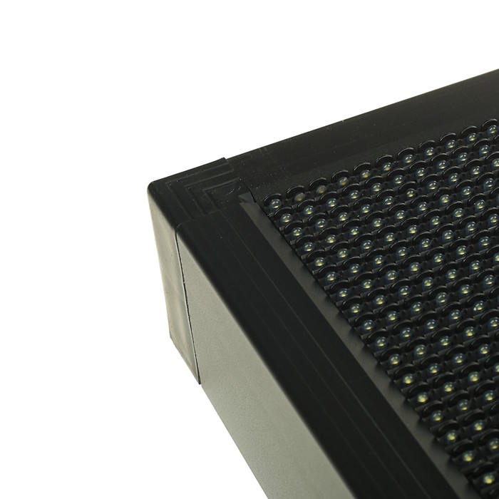 Бегущая строка уличная 2х0,4 м,шаг светодиода P10,IP65,220V,USB,Монохромный белый Уценка