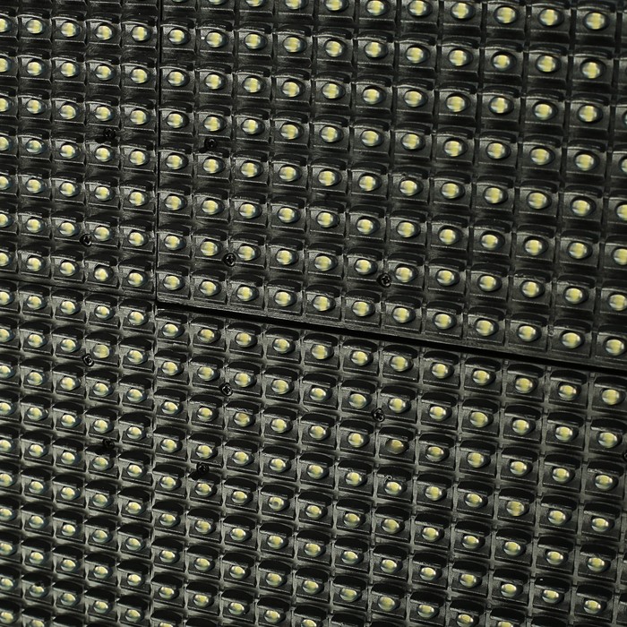 Бегущая строка уличная 2х0,4 м,шаг светодиода P10,IP65,220V,USB,Монохромный белый Уценка