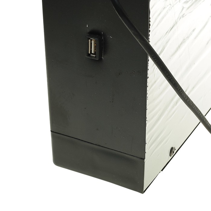 Бегущая строка уличная 2х0,4 м,шаг светодиода P10,IP65,220V,USB,Монохромный белый Уценка