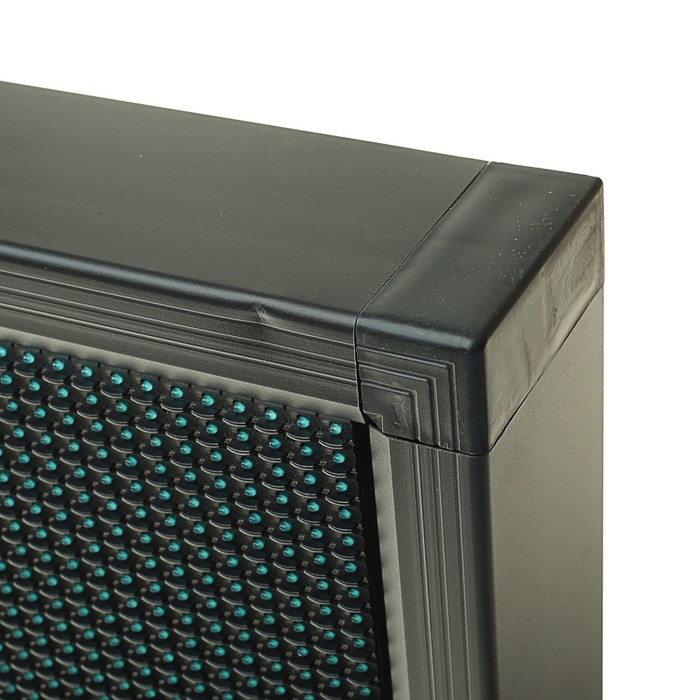 Бегущая строка уличная 2х0,4 м,шаг светодиода P10,IP65,220V,USB,Монохромный синий Уценка