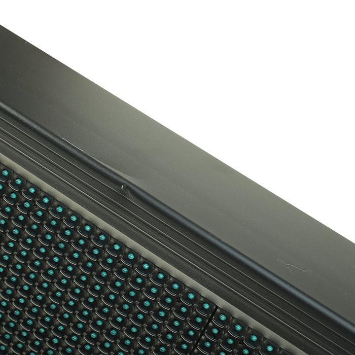 Бегущая строка уличная 2х0,4 м,шаг светодиода P10,IP65,220V,USB,Монохромный синий Уценка