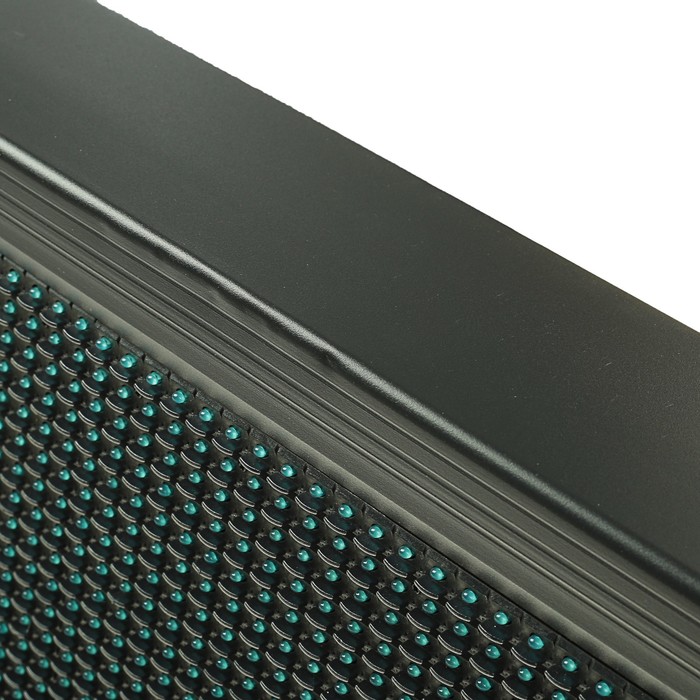 Бегущая строка уличная 2х0,4 м,шаг светодиода P10,IP65,220V,USB,Монохромный синий Уценка