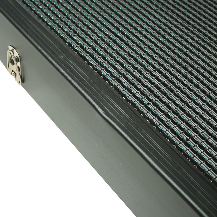 Бегущая строка уличная 2х0,4 м,шаг светодиода P10,IP65,220V,USB,Монохромный синий Уценка