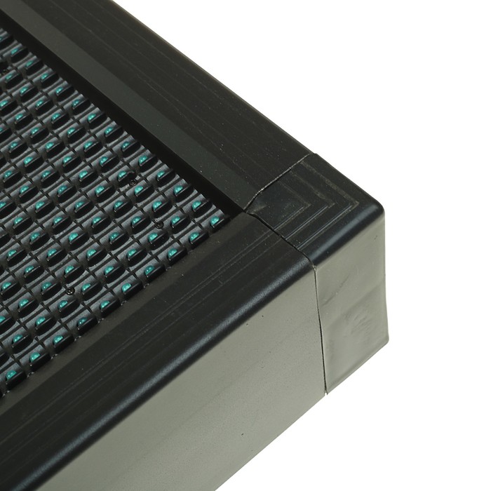 Бегущая строка уличная 2х0,4 м,шаг светодиода P10,IP65,220V,USB,Монохромный синий Уценка