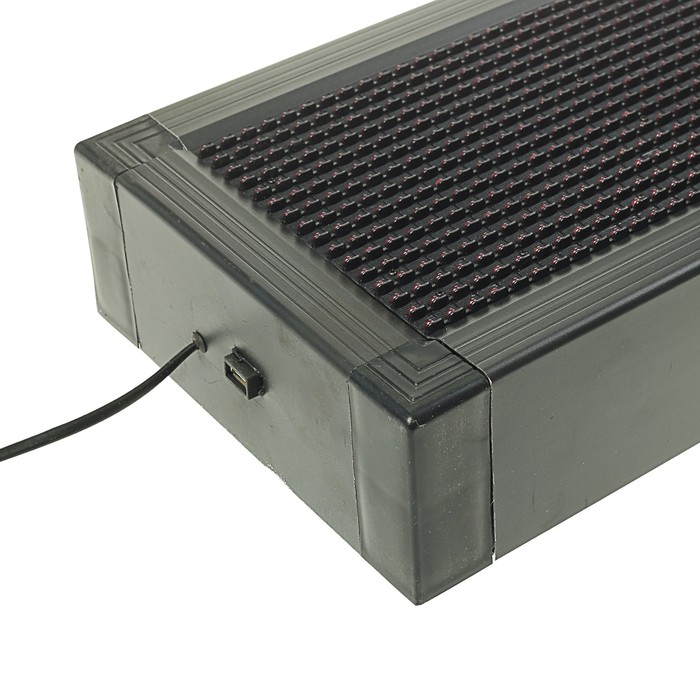 Бегущая строка уличная 2 х 0,24 м LED, 220V, USB, Монохромный красный Уценка
