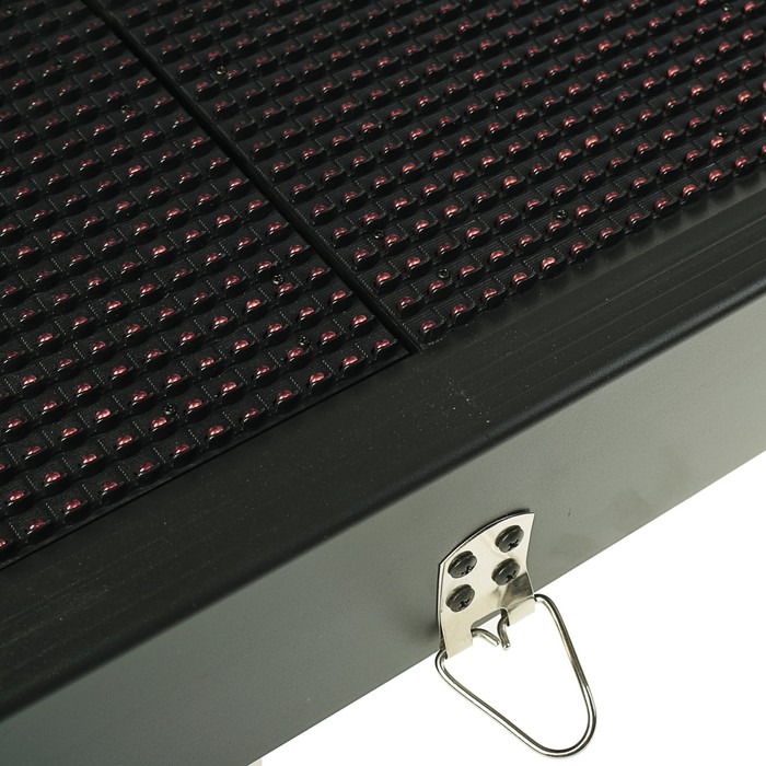 Бегущая строка уличная 2 х 0,4 м LED, 220V, USB, Монохромный красный Уценка