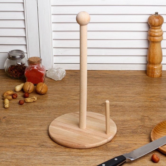 Стойка для полотенец деревянная 35,5х24х1,6