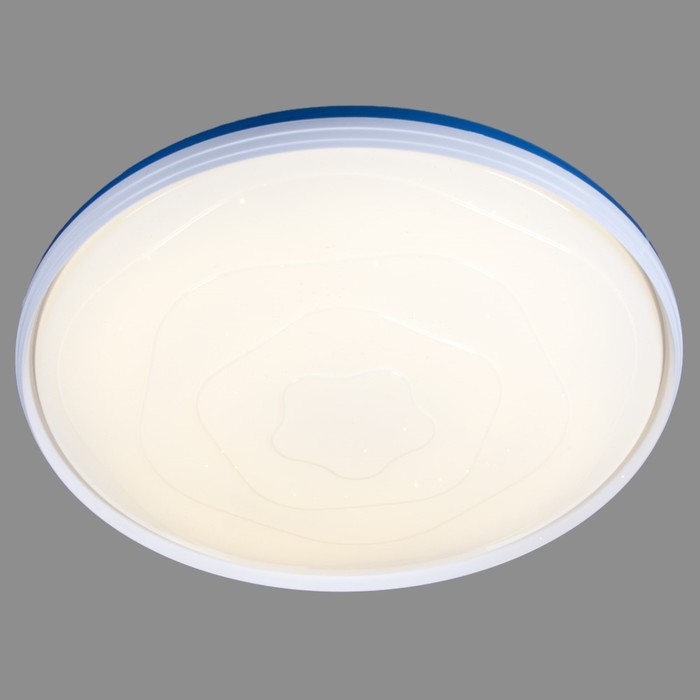 Светильник с ПДУ "Амега" LED 36Вт 2700-6500К синий 50х50х8см.