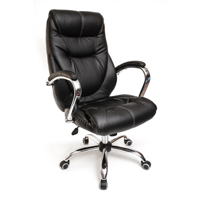 Кресло AV 116 СН, экокожа, чёрное