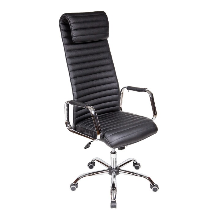 Кресло AV 131 CH, экокожа, чёрное