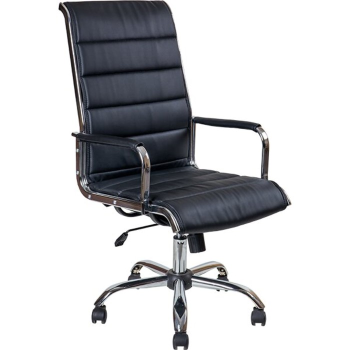 Кресло AV 137 CH, экокожа, чёрное