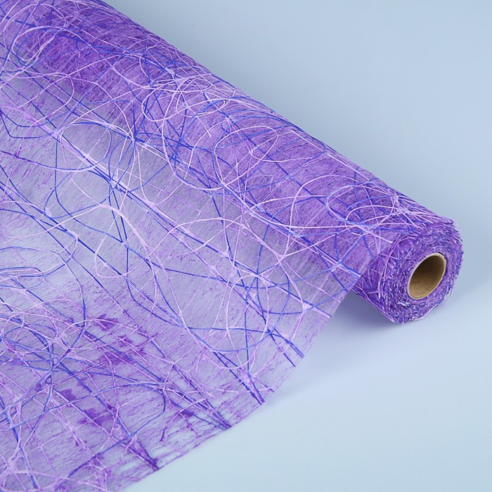 Сетка двухцветная «Флерон», с фетром, BOZA, фиолетово-синий, 0,53 х 4,57 м