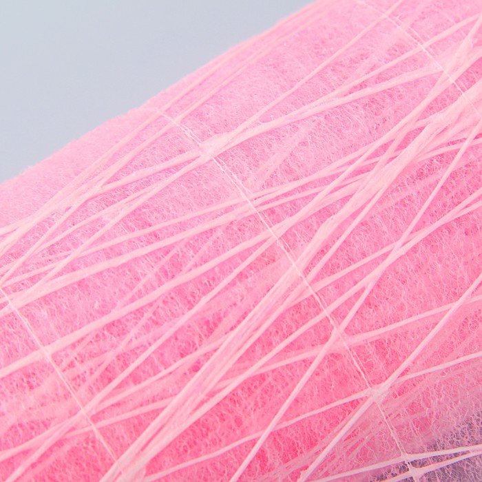 Сетка «Папирус», с фетром, BOZA, светло-розовый, 0,53 x 4,57 м