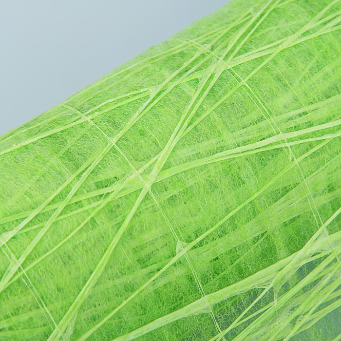 Сетка «Папирус», с фетром, BOZA, светло-зелёный, 0,53 x 4,57 м