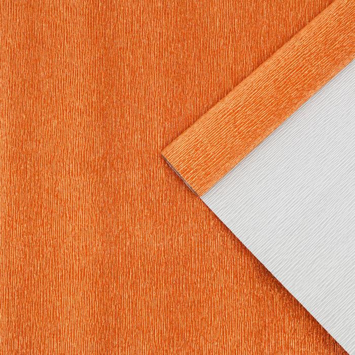 Бумага гофрированная, 918 "Металлизированная (бронза)", 0,5 х 2,5 м