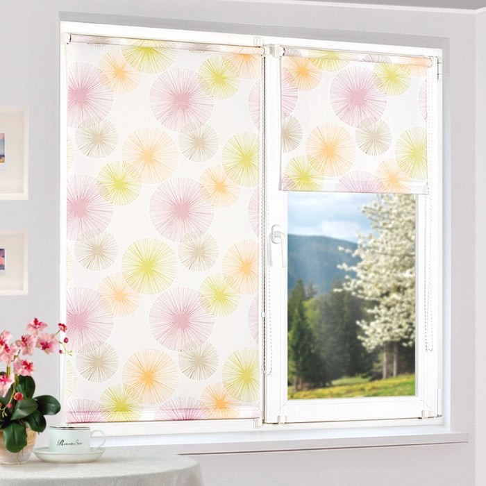 Рулонная штора "Сантайм-рисунок Глория Палла-1", ш. 43 см, в. 170