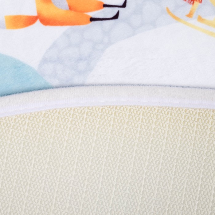 Ковер детский "Сказочная страна" d = 93см, велюр, поролон 400г/м2