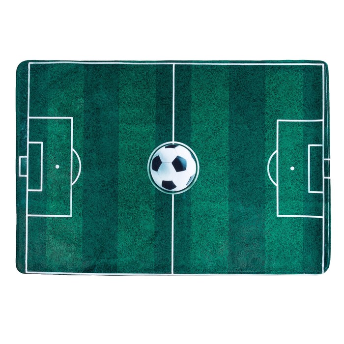 Ковер детский "Футбольное поле" 128*88, велюр, поролон 400г/м2