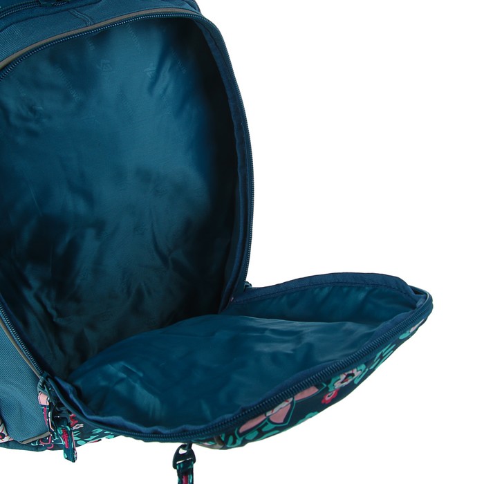 Рюкзак молодежный эргономичная спинка Yes 45*26*20 Spring для девочки, синий 555545