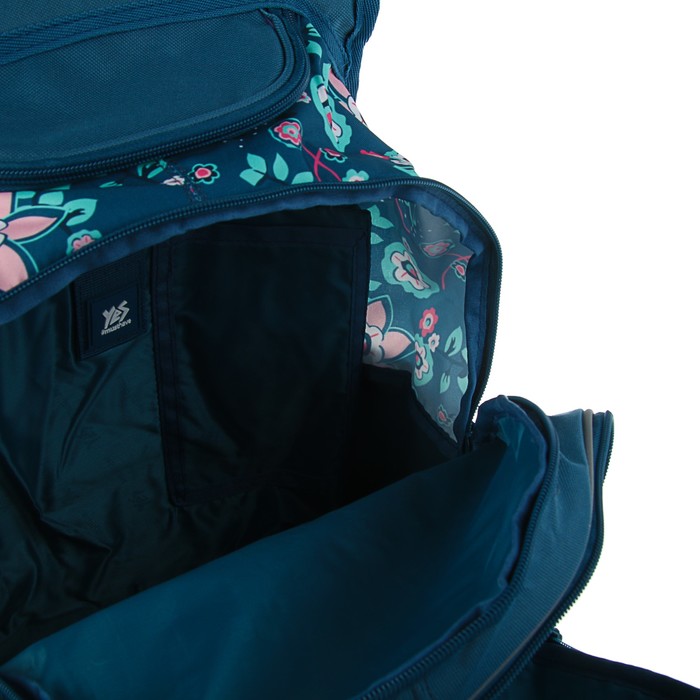 Рюкзак молодежный эргономичная спинка Yes 45*26*20 Spring для девочки, синий 555545