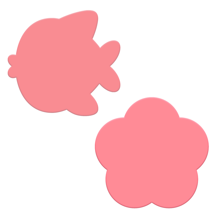 Мини-коврики для ванны «Малышка», на присосках, набор 2 шт.