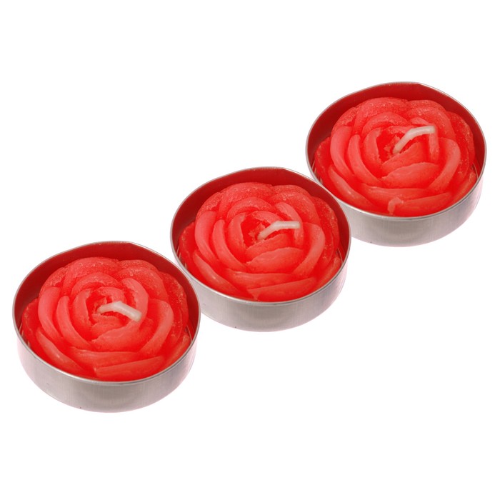 Набор свечей цветы "Расцветай от мечты"