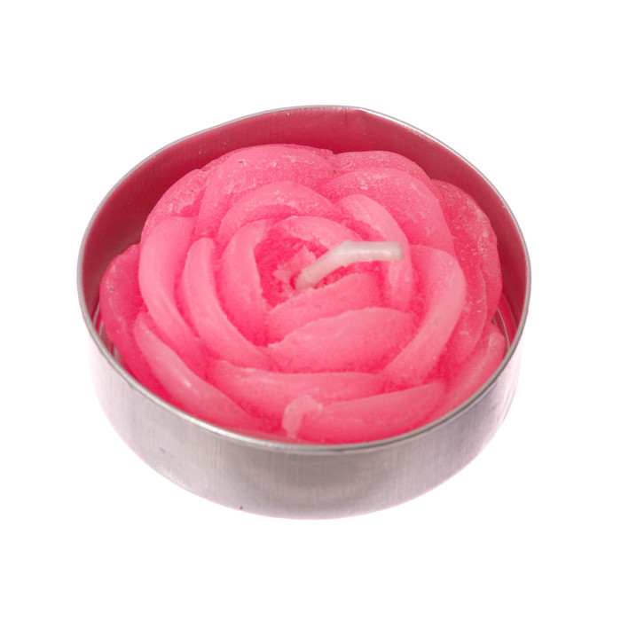 Свеча в открытке "С днем рождения!"