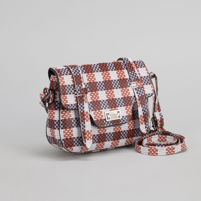 Сумка женская, отдел на молнии, длинный ремень, цвет оранжевый