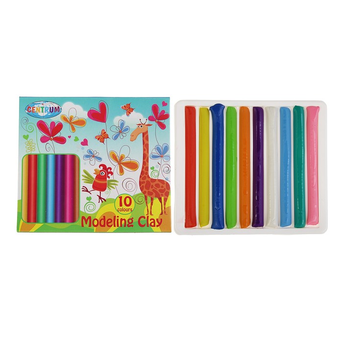 Пластилин 10 цветов "Центрум", 200 г