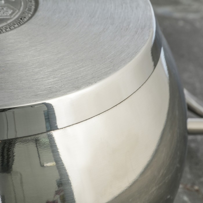 Набор кастрюль "Сфера", 3 предмета: 2 л, 2,5 л, 3 л, стеклянные крышки