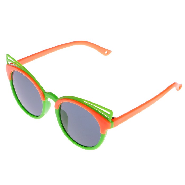 Очки солнцезащитные детские Clubmaster, Оправа "Пчёлка", микс, стекла темные13.5х13х5 см