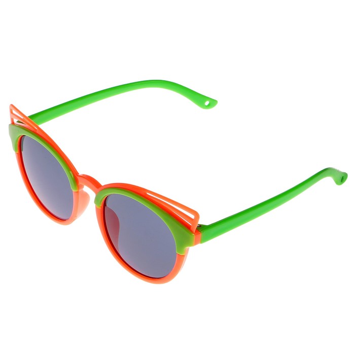 Очки солнцезащитные детские Clubmaster, Оправа "Пчёлка", микс, стекла темные13.5х13х5 см