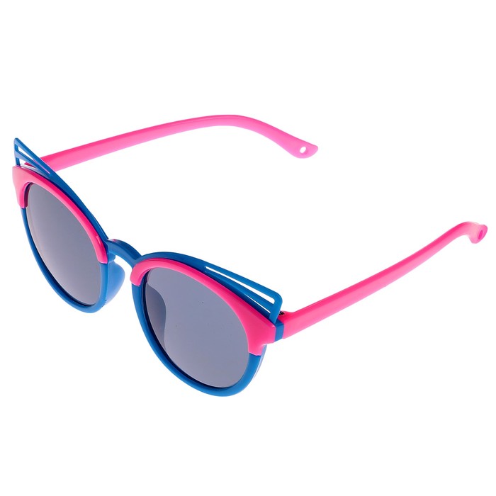 Очки солнцезащитные детские Clubmaster, Оправа "Пчёлка", микс, стекла темные13.5х13х5 см