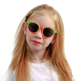 Очки солнцезащитные детские 'Clubmaster', оправа бабочка, стёкла тёмные, МИКС, 13.5 × 13 × 5 см Ош