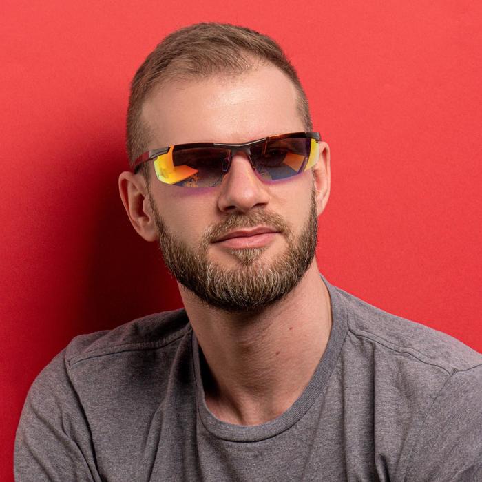 фото Очки спортивные, линзы прозрачные, uv 400, микс, модная оправа