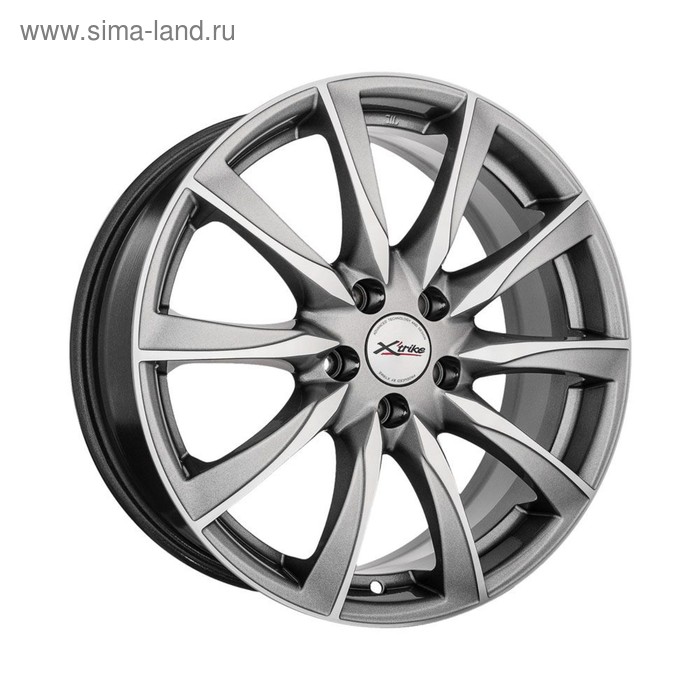 

Диск литой X'trike X-120 7,0x17 5x100 ET38 d67,1 HSB/FP (28781)