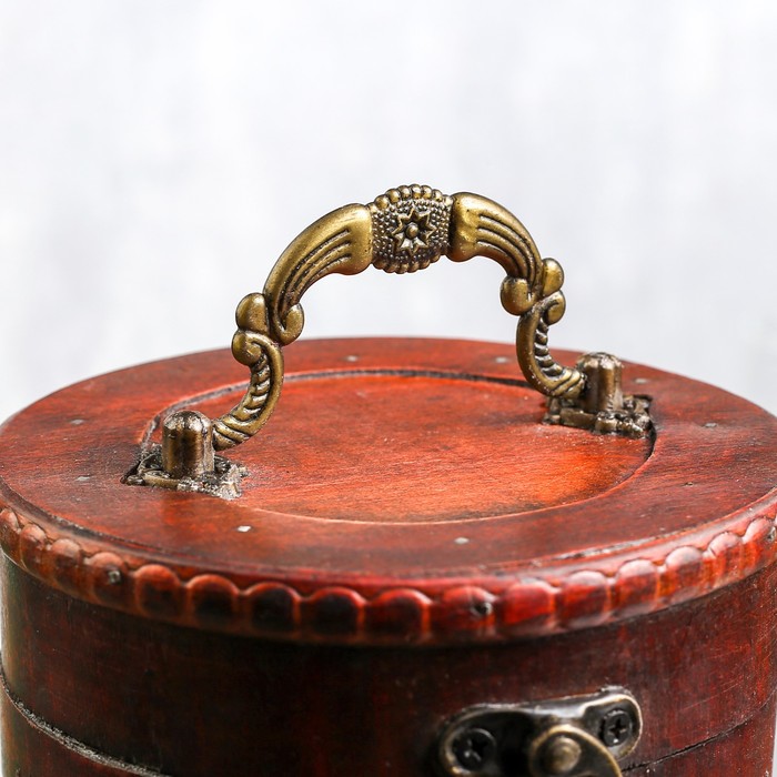 Шкатулка дерево под бутылку "Цилиндр" 36х11х11 см