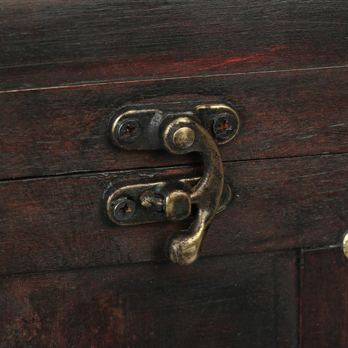 Шкатулка дерево под 2 бутылки "Средневековье" 36х22х12,5 см