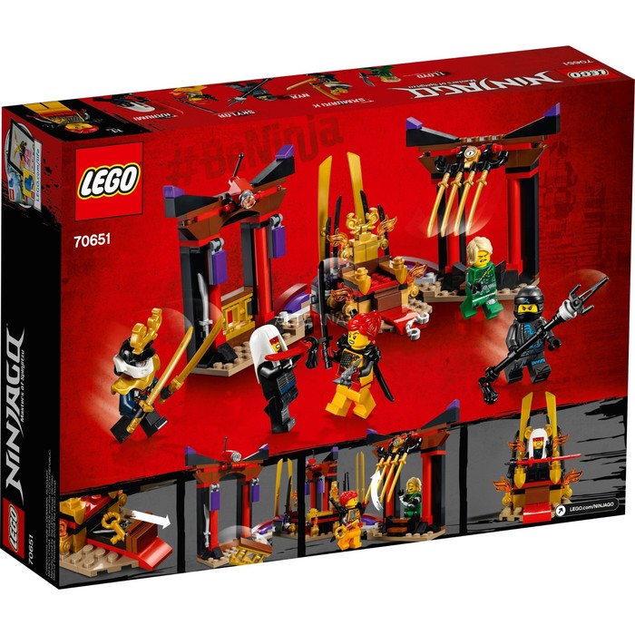 Конструктор "Решающий бой в тронном зале" 70651