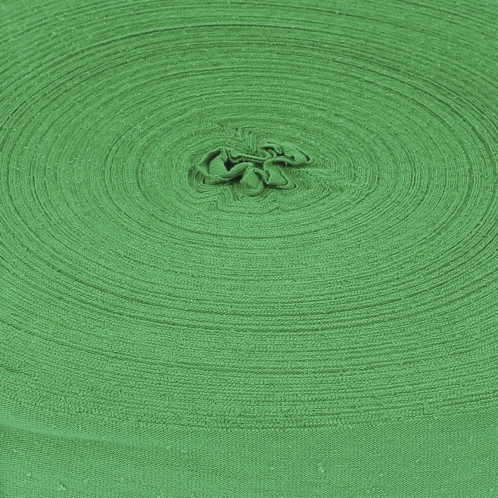 Пряжа трикотаж. "Ролик" 85м/320гр, ширина нити 30 мм (зелёный)