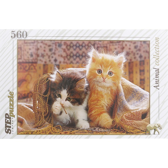 Пазлы "Котята", 560 элементов