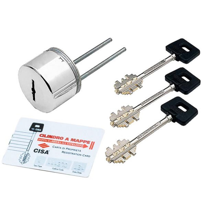 Секретная накладка на сувальдный замок MOTTURA 02.716.51.1.18, цвет хром