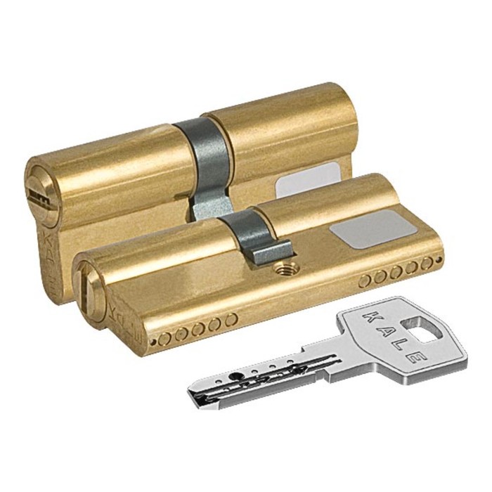 Цилиндровый механизм KALE 164 BN/62, 26х10х26 мм, 5 ключей, цвет латунь